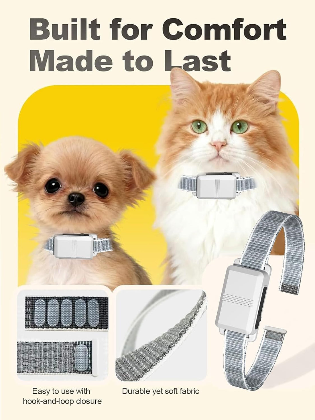 FLYSPEAR Extra Receiver Collar for Indoor Wireless Cat Barrier