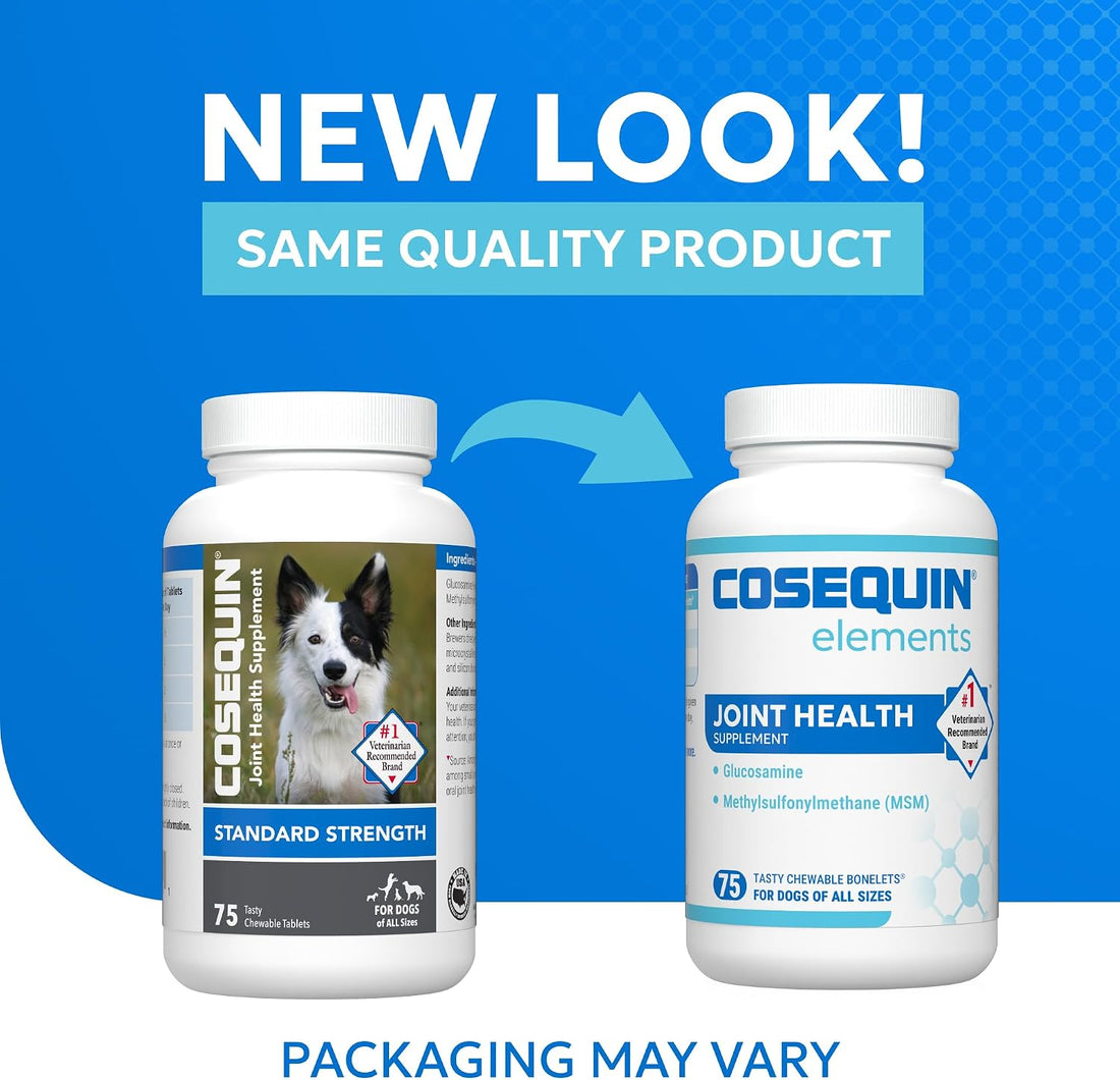 Nutramax Cosequin Elements Joint Supplement, Glucosamine for Dogs