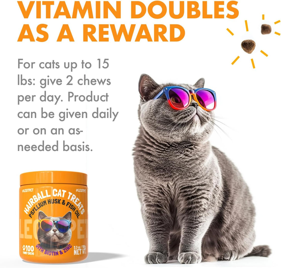Hairball Treatment for Cats Natural Remedy with Apple Pomace
