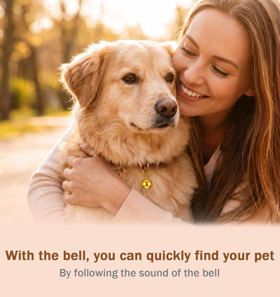 6 Pack Cat Bells, Bell for Cat Collar Stainless Steel Anti-Lost