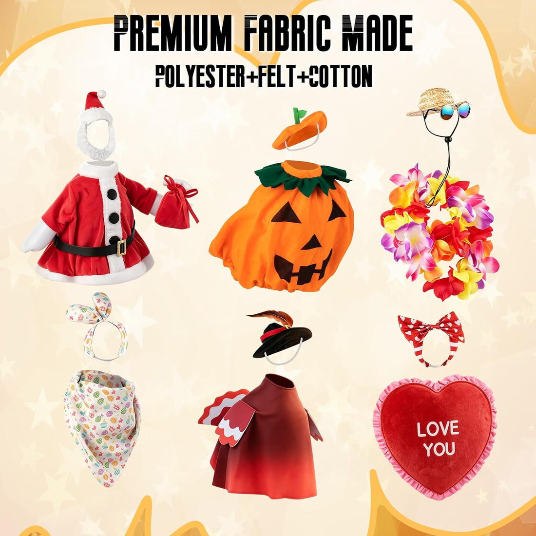 6 Set 23In Porch Goose Outfits for Holiday