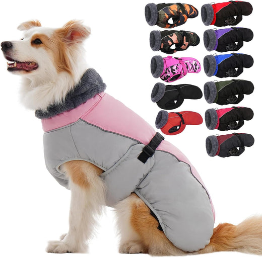 IECOii Extra Warm Dog Jackets for Large Dogs