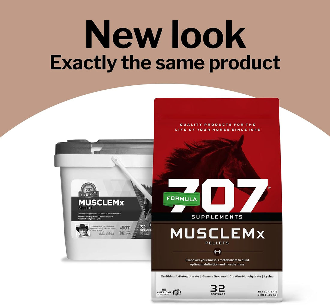 Formula 707 MuscleMx Muscle Supplement for Horses, 3 lb, 32 Servings