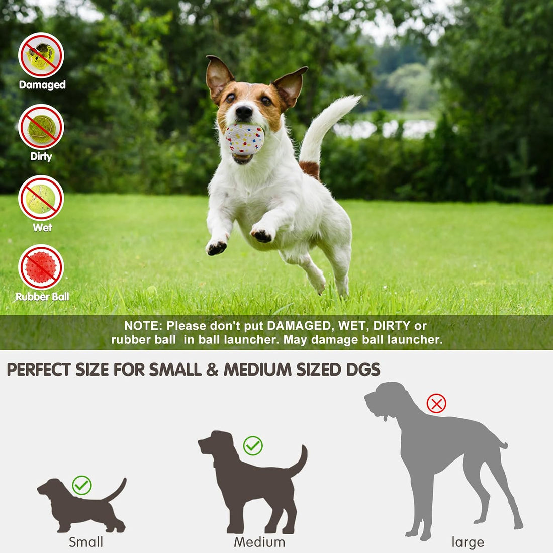 Automatic Ball Launcher for Dogs, 3 Distance Settings