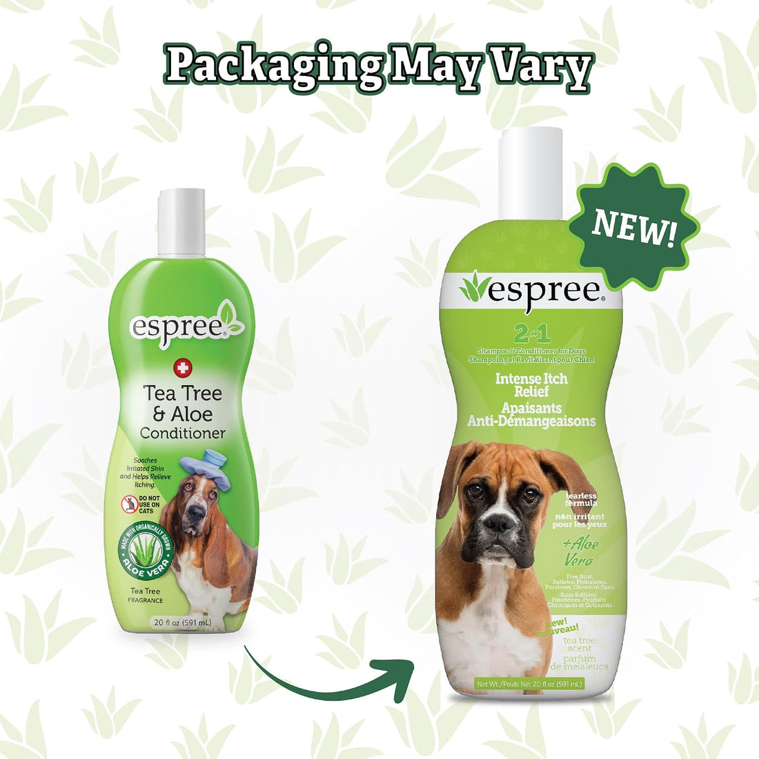 Espree Intense Itch Relief Dog Shampoo & Conditioner, Dog Itch Relief