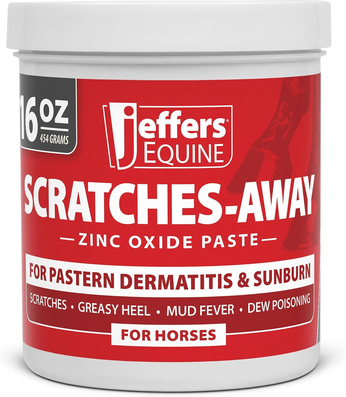 Jeffers Equine Scratches Away 30% Zinc Oxide Paste for Horses