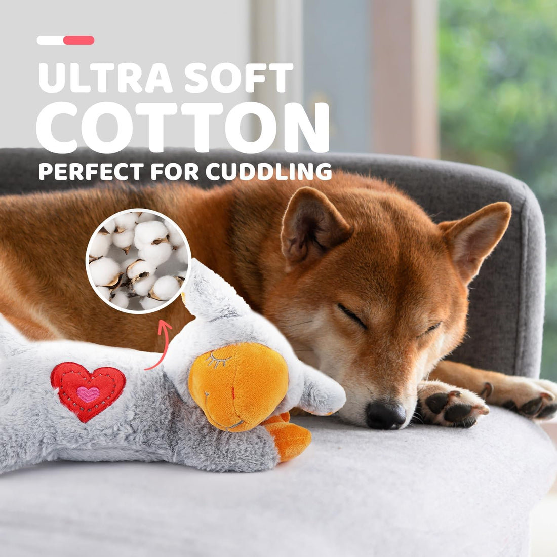 ALL FOR PAWS Heart Beat Dog Toy