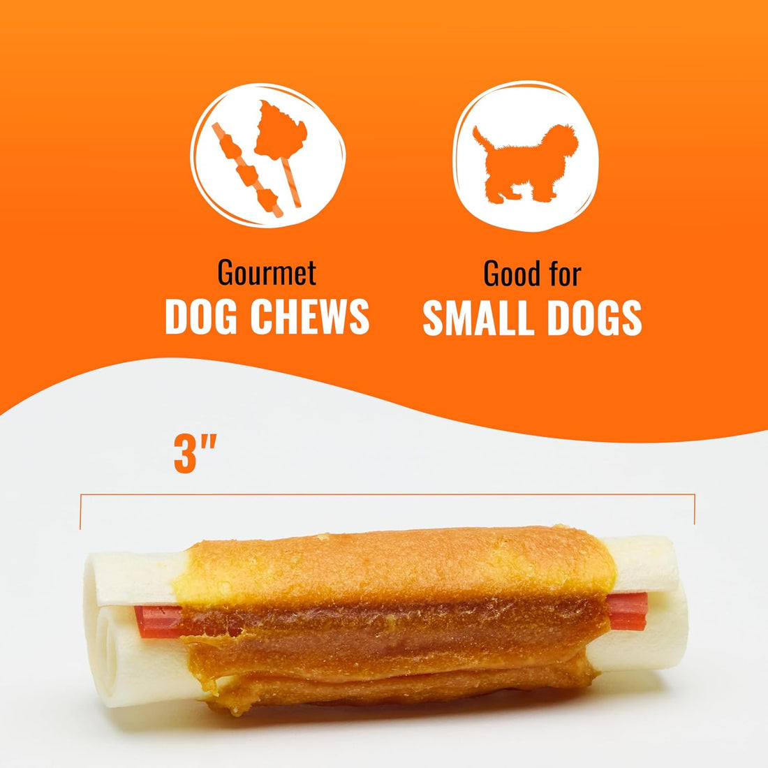 GOOD 'N' FUN Mini Rolls Long-Lasting Treat for Small Dogs