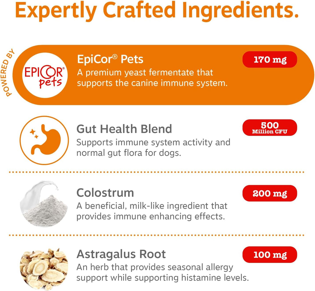 Zesty Paws Allergy Immune Bites - Dog Allergy Chews