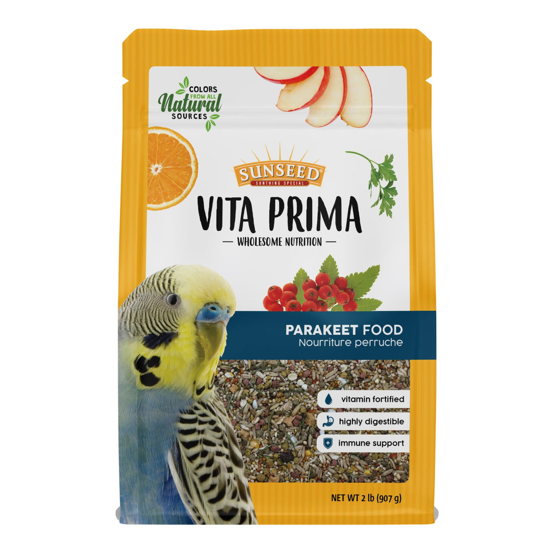 Sunseed Vita Prima Parakeet Food 2 lb