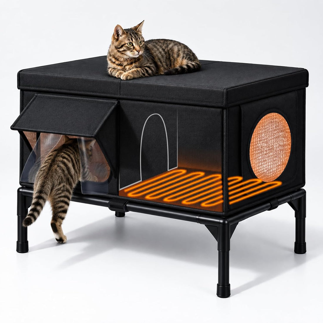 Outdoor Cat House Weatherproof