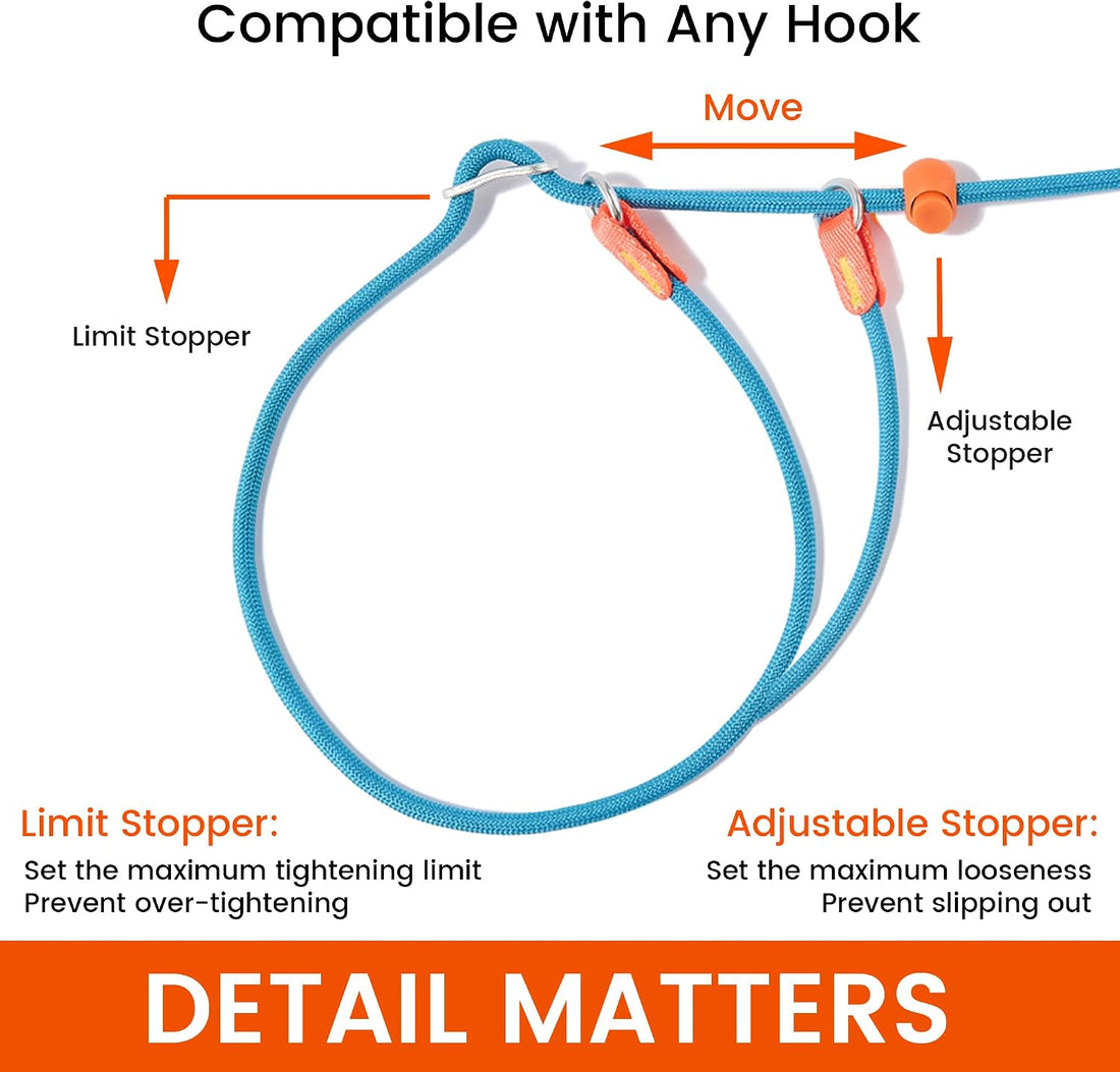 HowGo Slip Collar for Dogs,Adjustable Martingale Collar