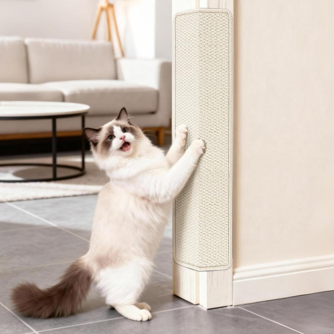 ENONCI Door Protector from Cat Scratching 19.6x7.8 Cat Wall Corner
