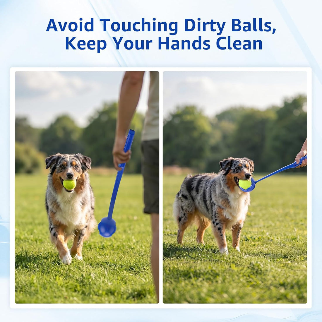 2 Dog Ball Launcher with 4 Balls