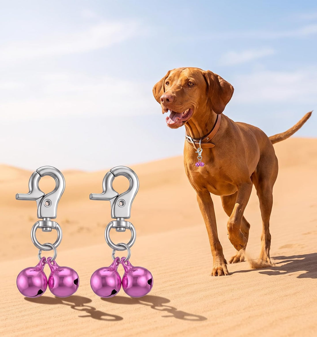 2Pcs Cat Bell, Cat Bells for Collar Loud for Small Dogs