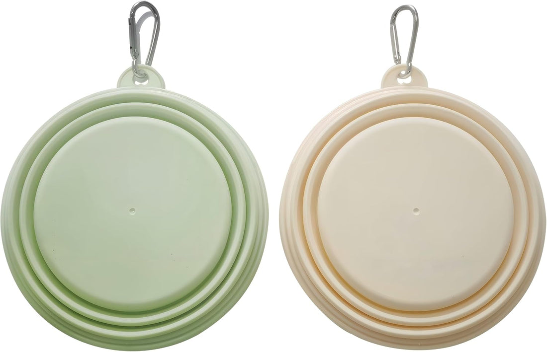 2-Pack Collapsible Dog Bowls