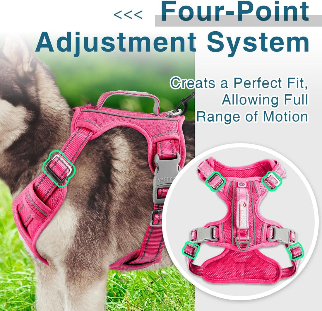 BARKBAY Dog Harness No Pull with ID Tag Pocket - Heavy Duty