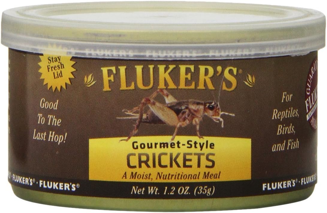 Fluker's Gourmet Mealworms, Canned Food for Reptiles, Fish