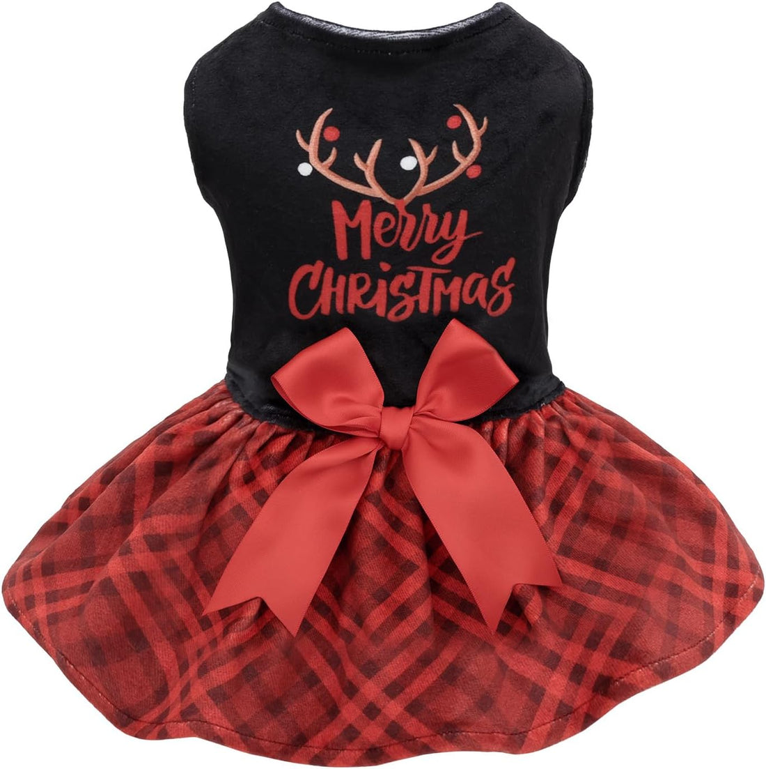 CuteBone Happy Thanksgiving Day Dog Fall Dress Costume Velvet
