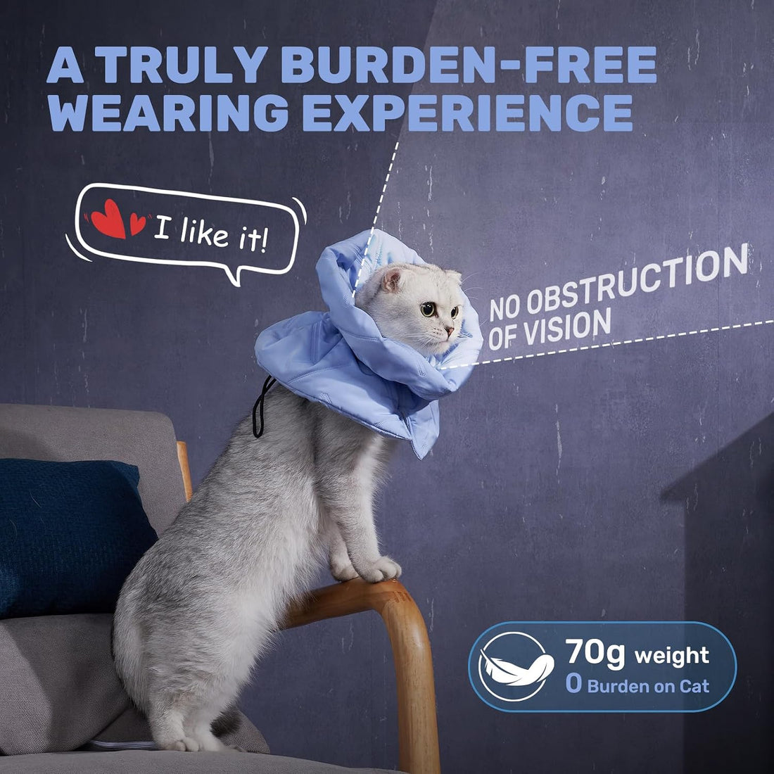 Adjustable Cat Recovery Cone Collar