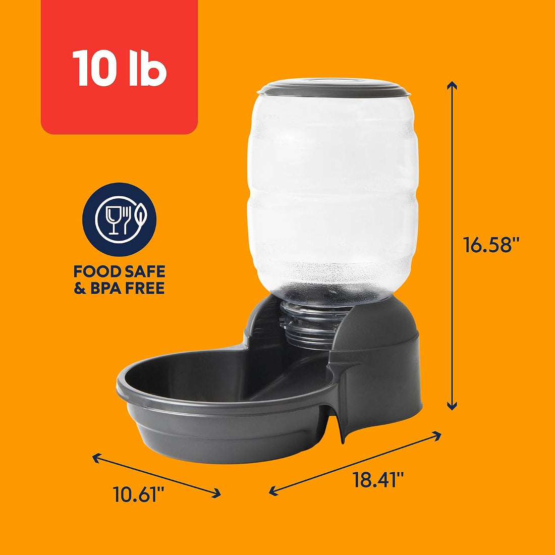 Petmate Replendish Automatic Dog Feeder Gravity Pet Treat Dispenser
