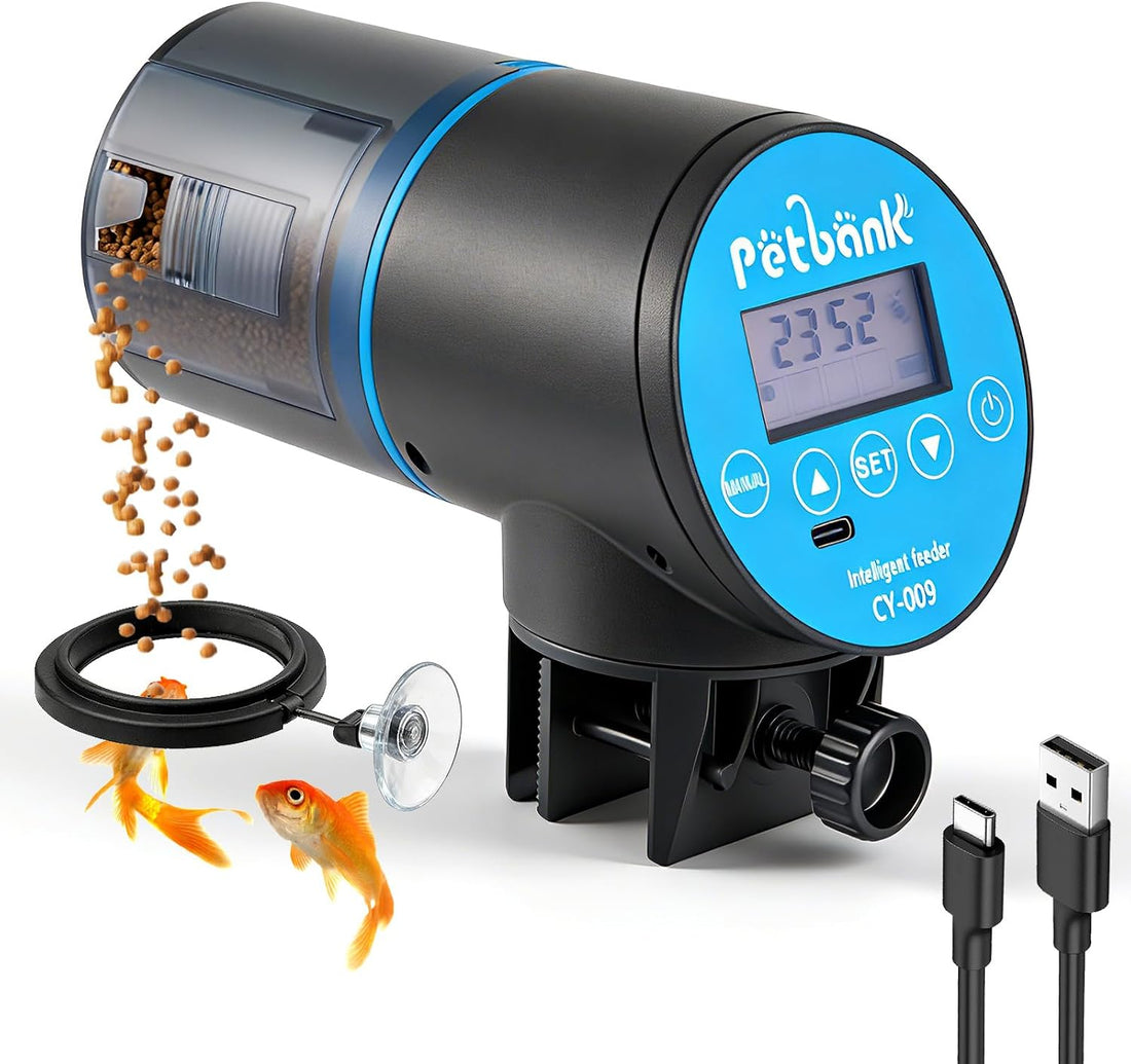 Automatic Fish Feeder for Aquarium Easy Setup & 4 Timers