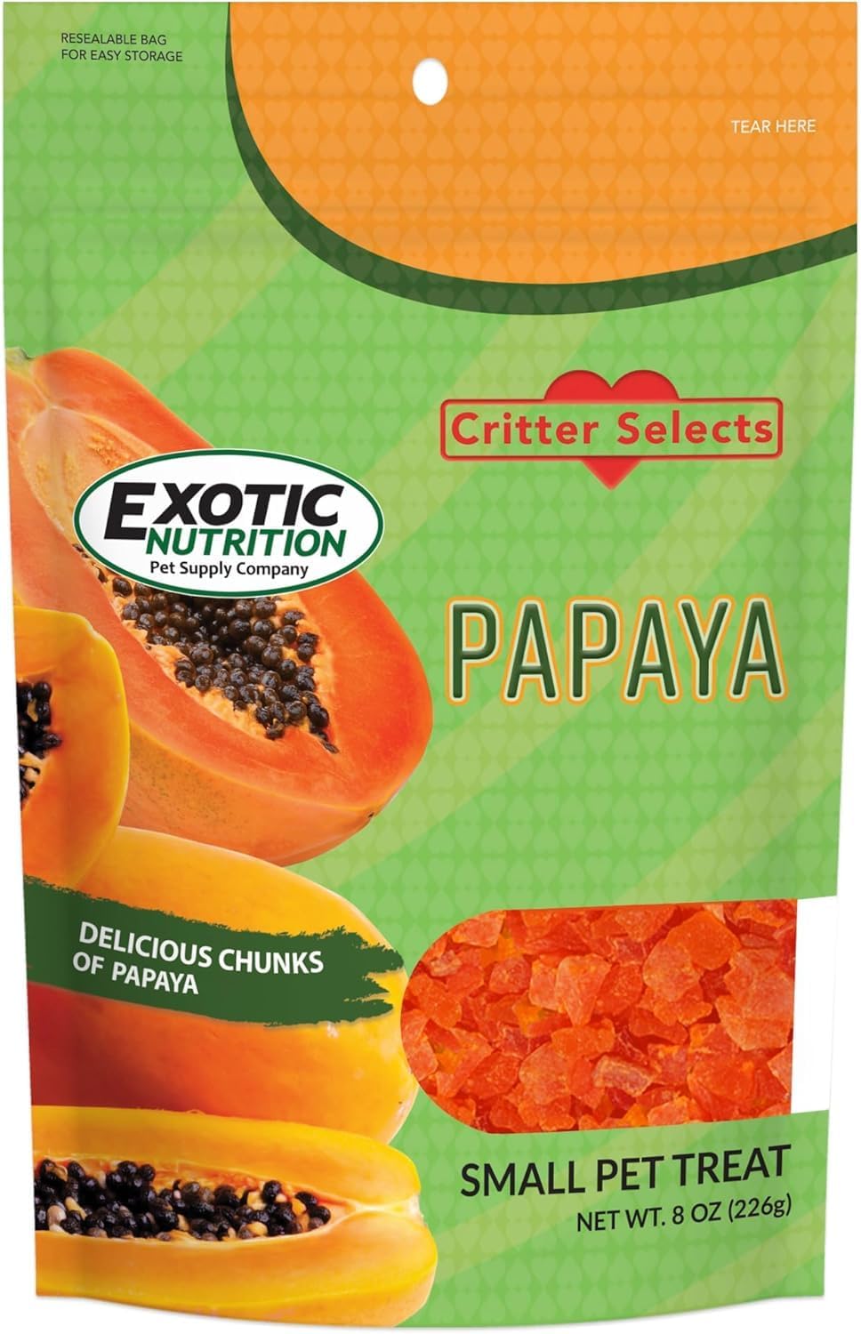 Exotic Nutrition Papaya Treat 1/2 LB