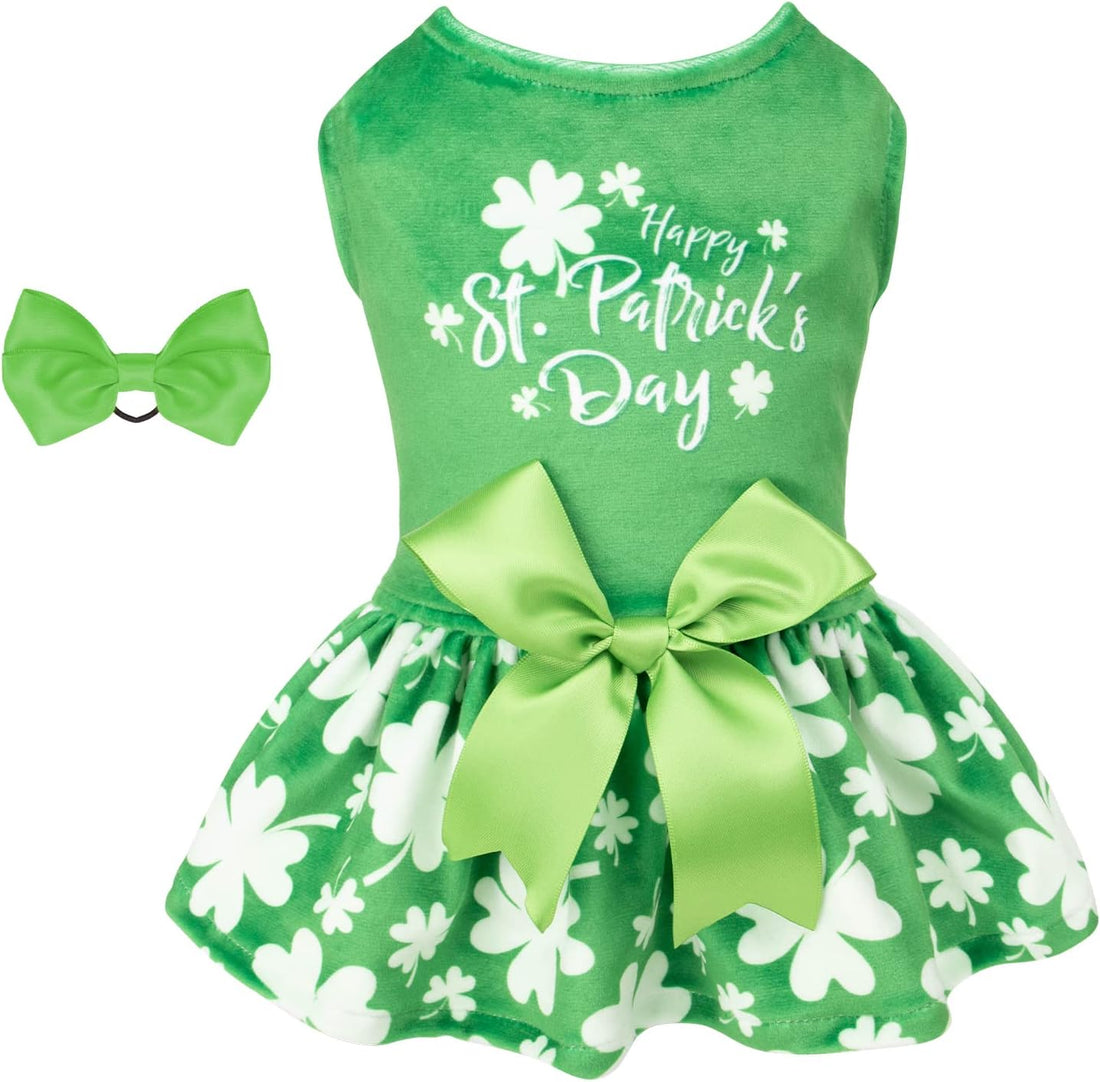 CuteBone Happy Thanksgiving Day Dog Fall Dress Costume Velvet