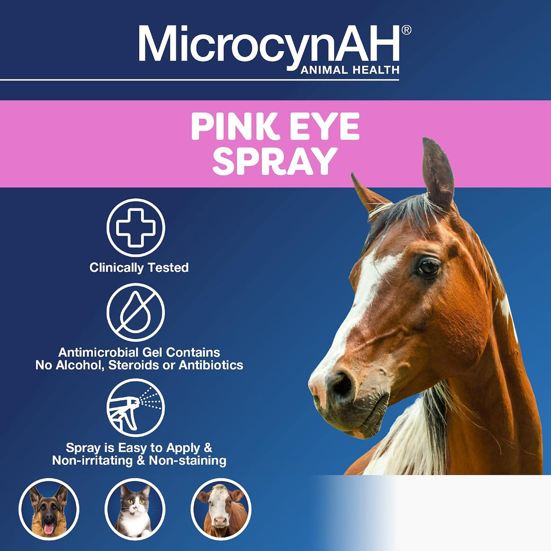 Manna Pro MicrocynAH Wound & Skin Care Spray, 16 oz
