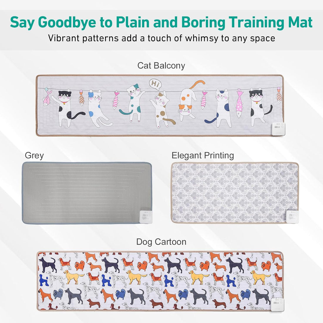 DOGNESS Rechargeable Scat Mats for Dogs, Cat Shock Mat
