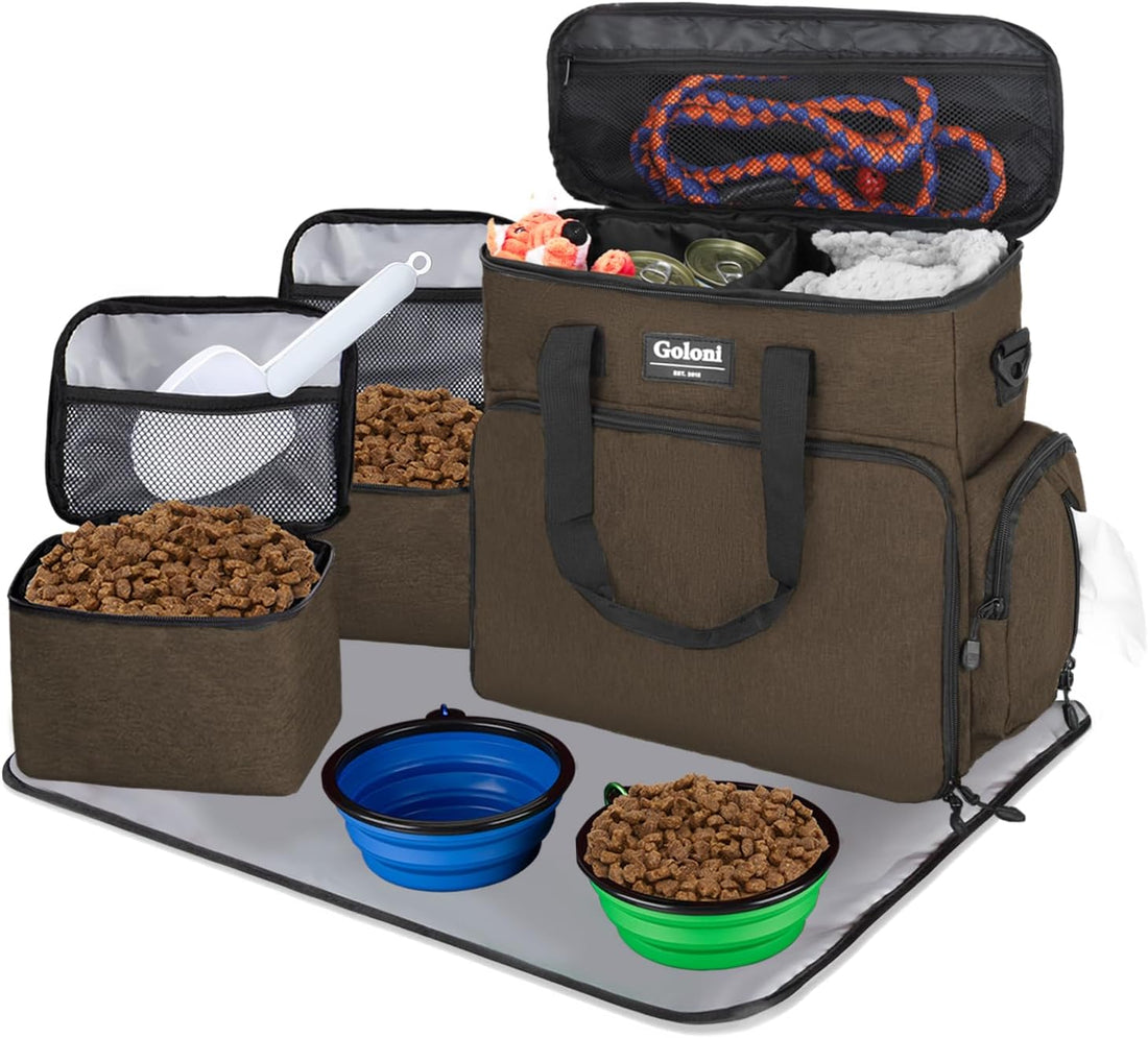 Dog Travel Bag Airline Approved–Pet Travel Tote with Collapsible