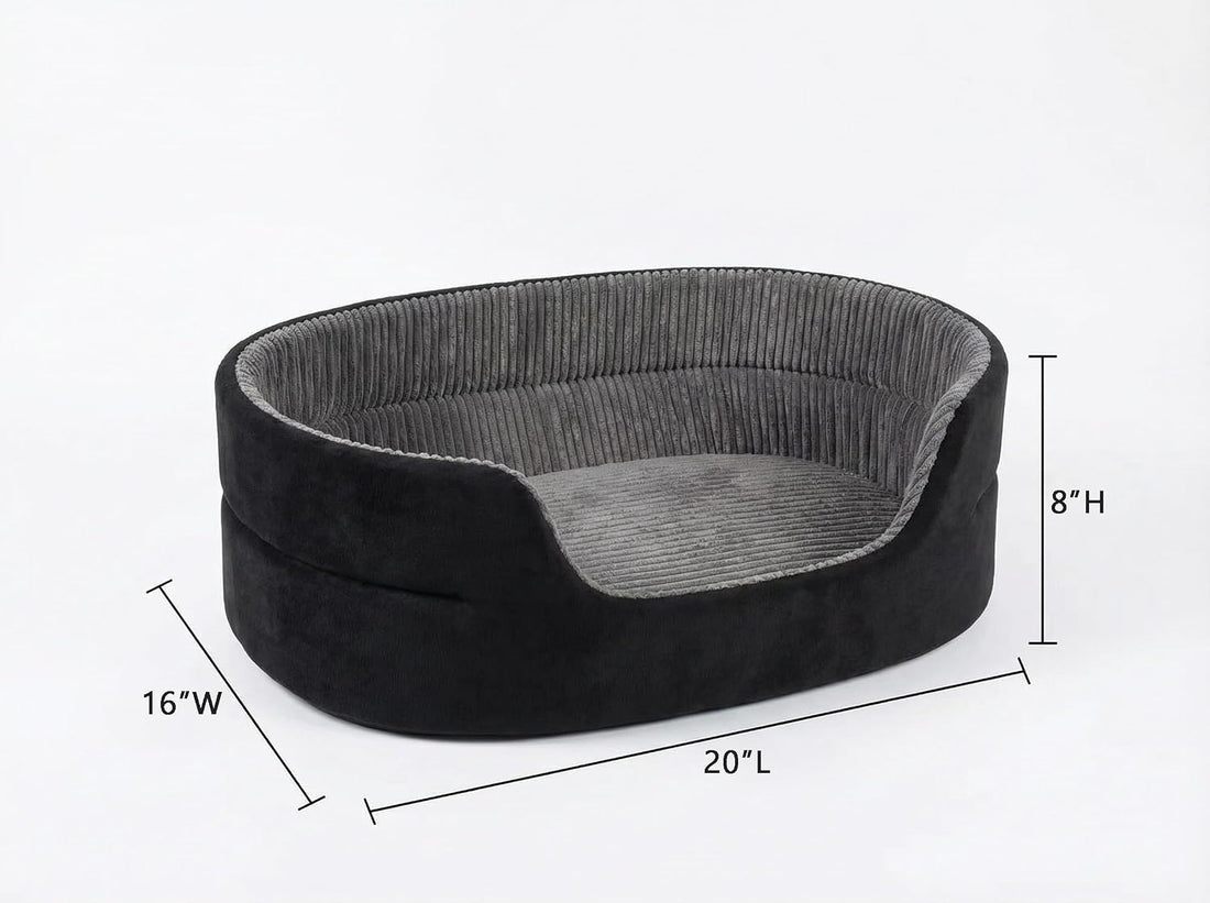 Small Dog Bed Cat Bed 16x20 Inch, Calming Pet Bed for Dogs & Cats