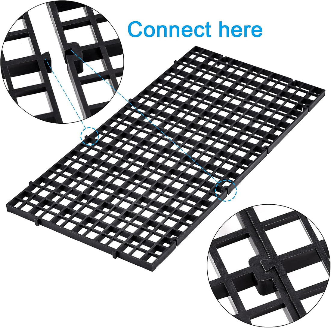 WEAVERBIRD 2 Pcs Aquarium Divider Tray Plastic Grid Divider Tray Egg