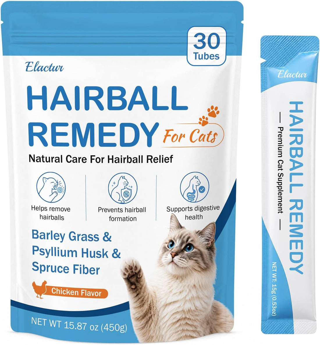 Lickable Cat Treats, Cat Grass Treats for Indoor Cats
