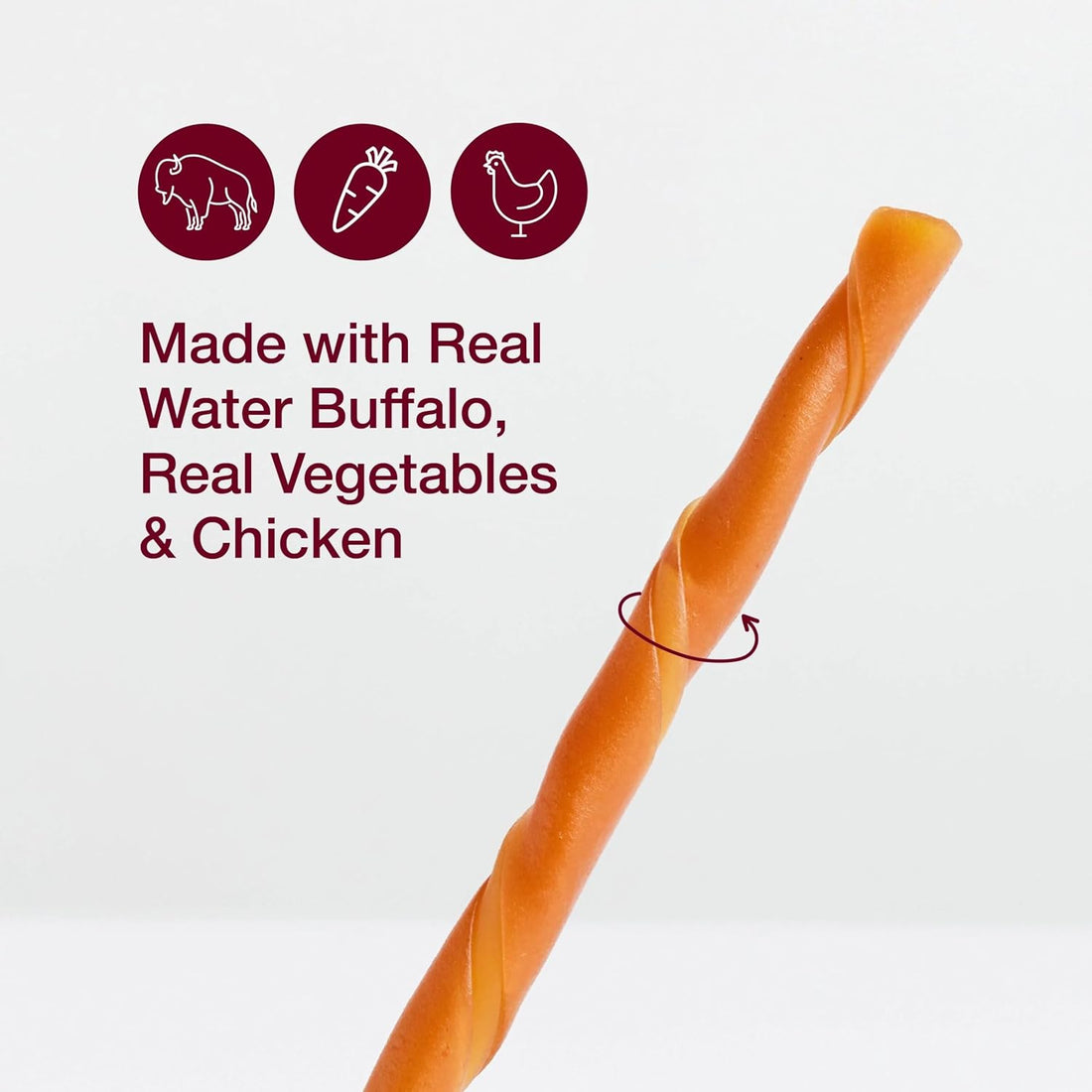 SmartBones Twists Wrapped with Chicken Made with Real Water Buffalo