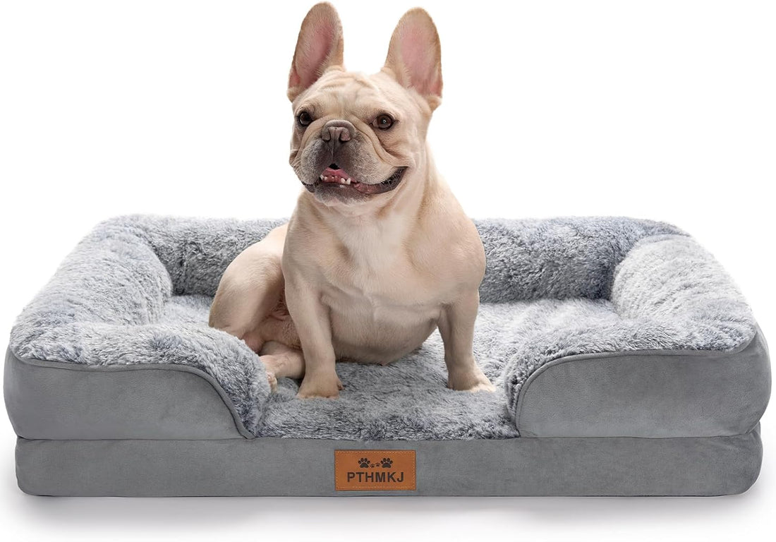 Orthopedic Dog Bed Medium Size Dog, Memory Foam Dog Bed Couch, 30" L
