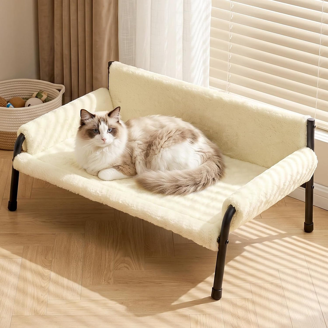 Elevated Cat Couch Bed for Indoor Cats