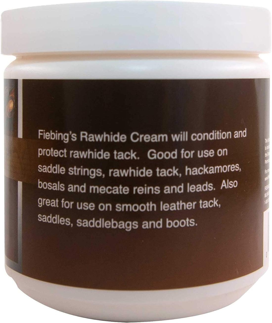 Fiebing's Rawhide Cream 14oz Ideal for Conditioning, Softening