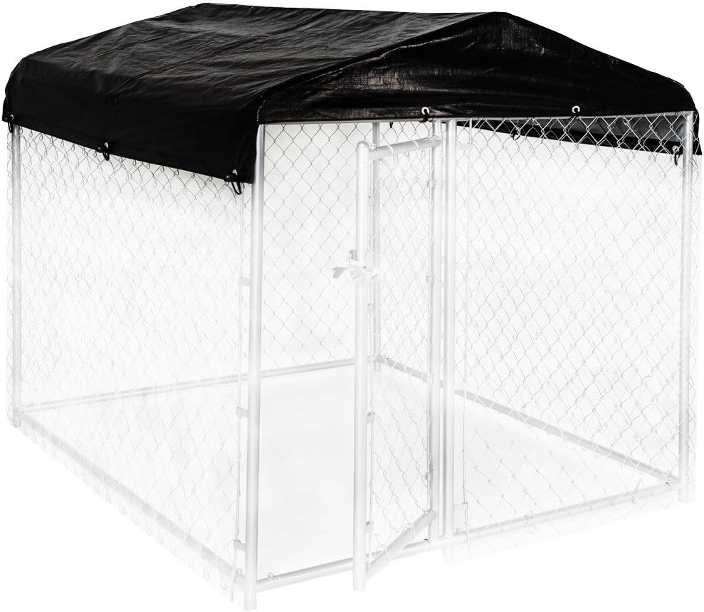 Dog Kennel Cover - WeatherGuard™ Small All Season Dog Run Cover & Roof