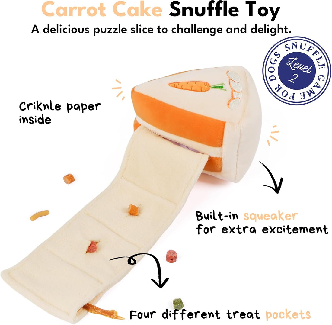 CHEWFFON Interactive Dog Toy, Multi-Layer Treat Hiding Nose Work Game