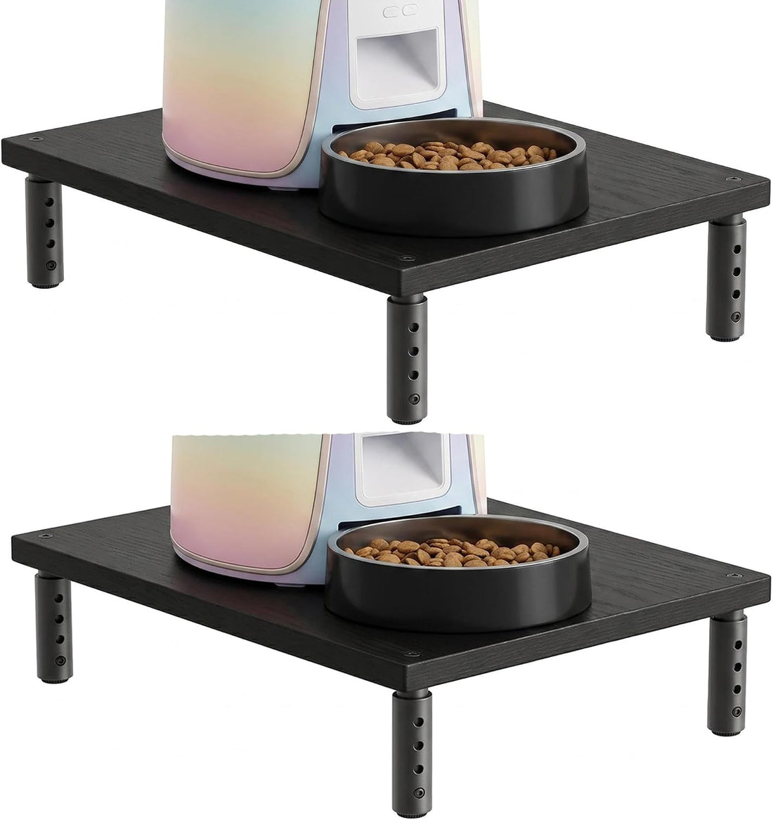 OPNICE Adjustable Cat Food Stand