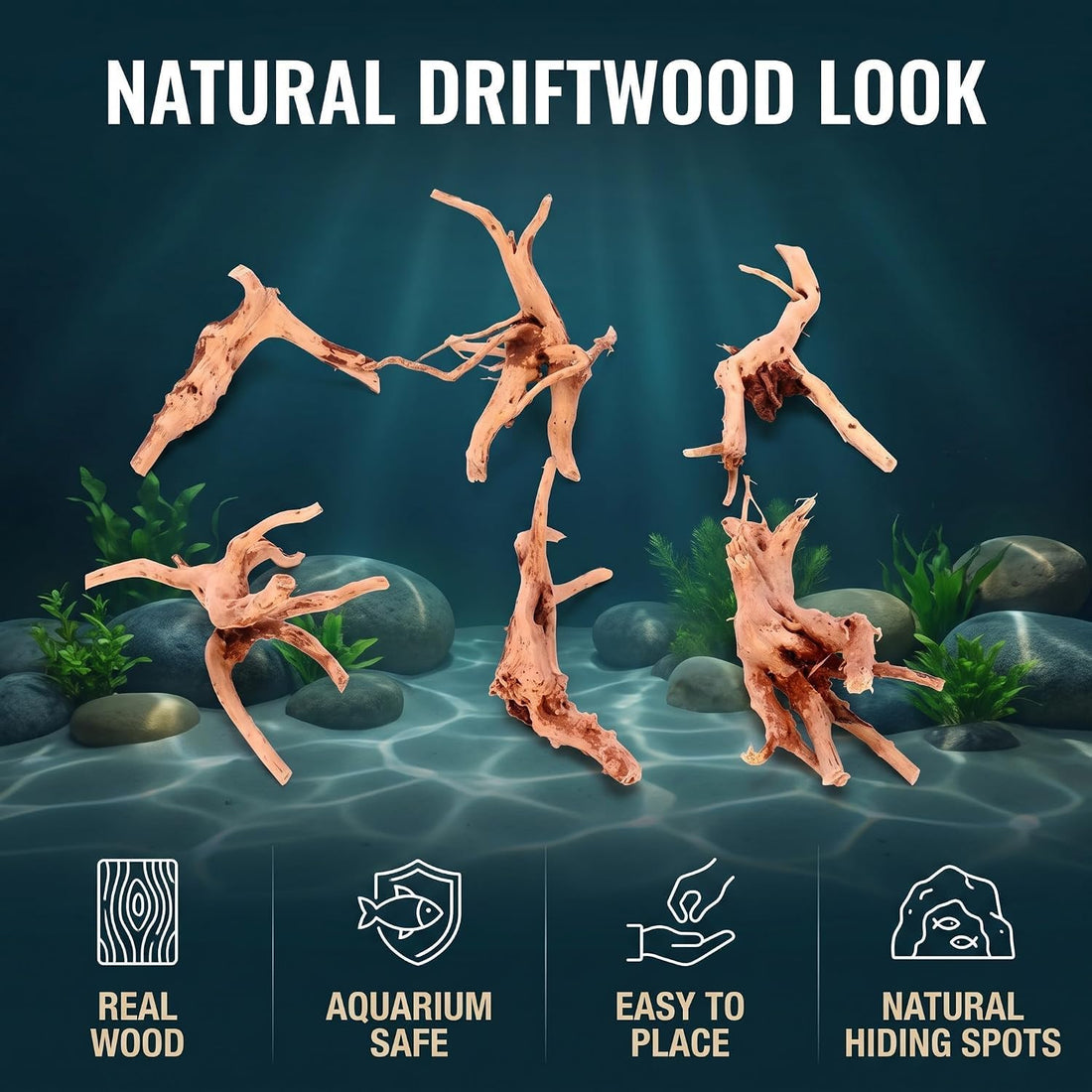 1 Pc Natural Driftwood for Aquarium
