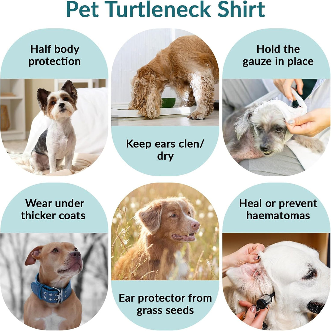 ROZKITCH Cat Neck Cover, Neck Wound Cover Bandage Cat Suit Cover-Neck
