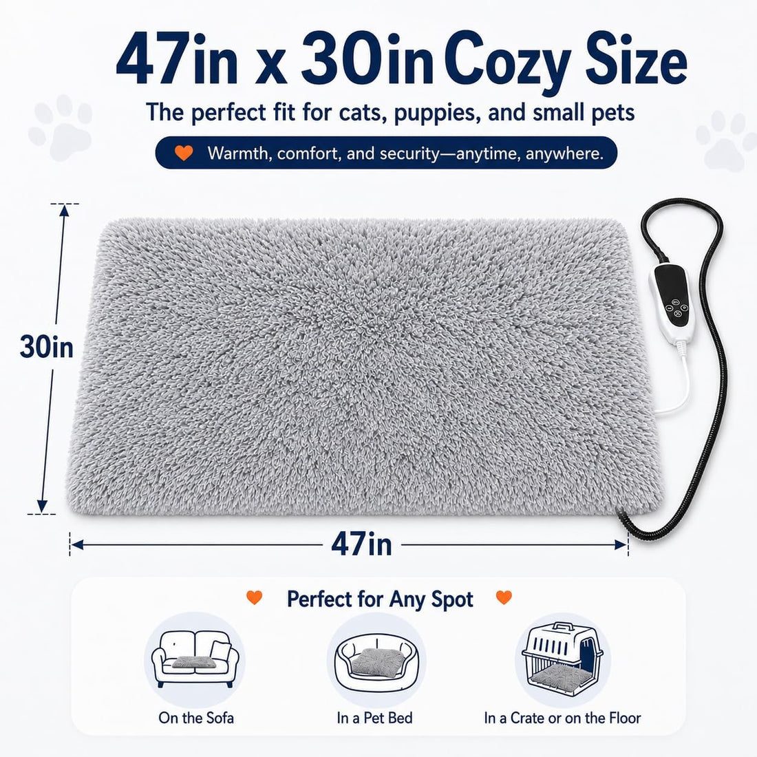 GOLOPET Extra Large Dog Heating Pad