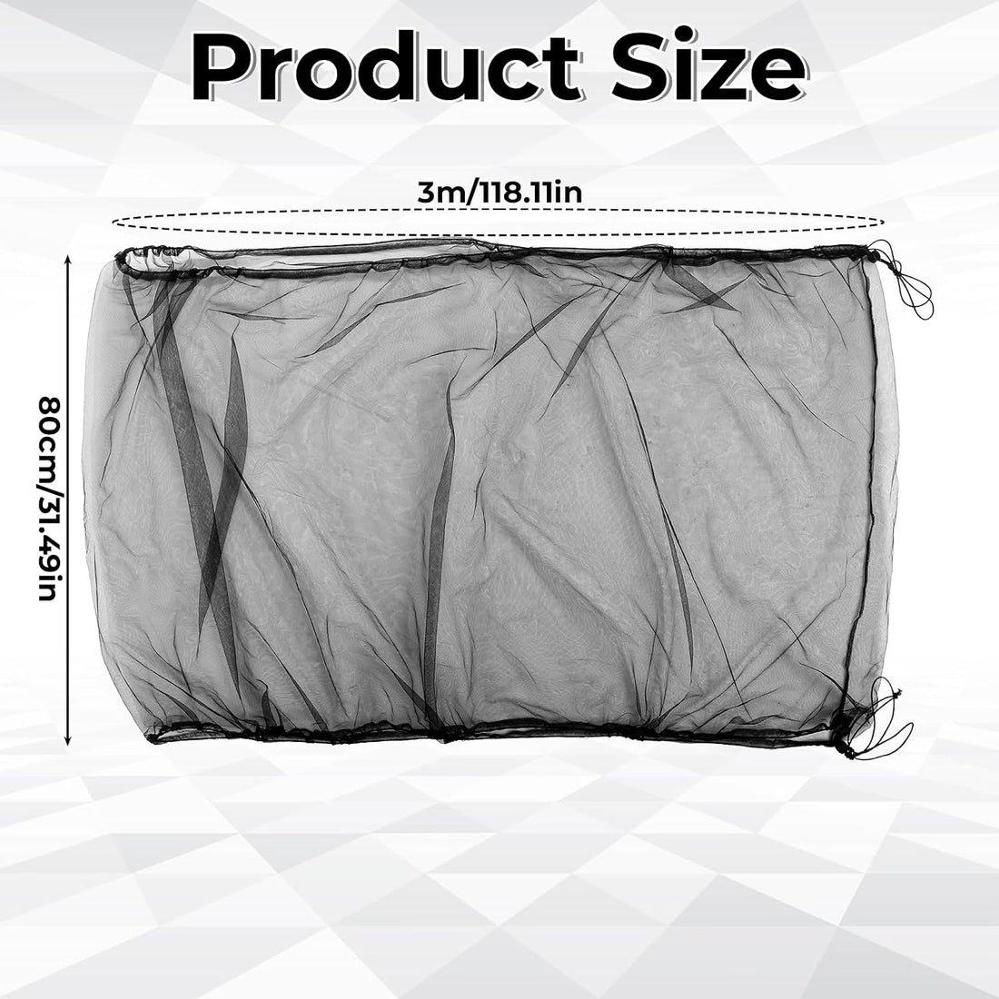 Falzqq Large Bird Cage Cover Bird Cage Seed Catcher 118 x 31 Inches