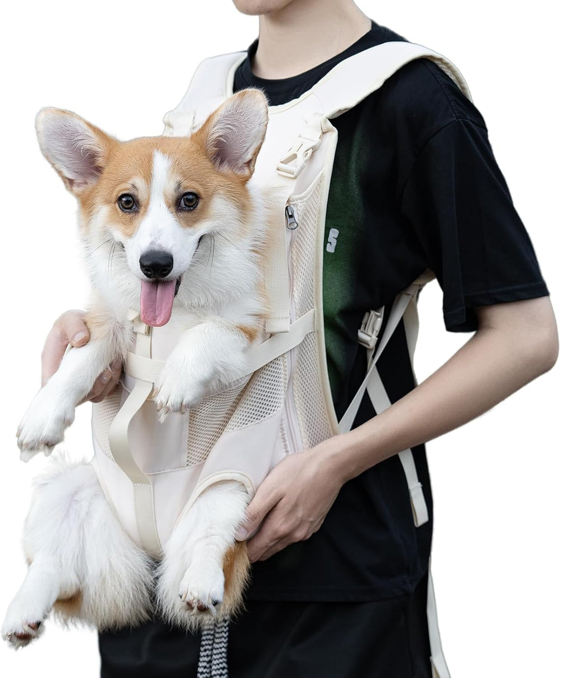 Wakytu Dog Front Carrier Pet Backpack for Small Medium Dogs,4-9lbs