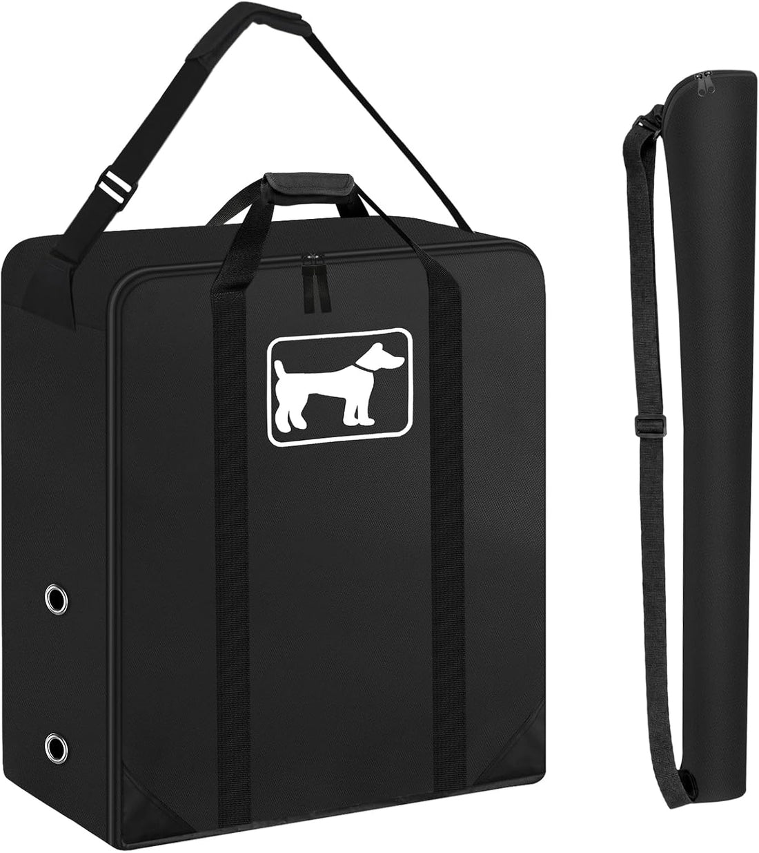 SIRUITON 2Pack 600D Dog Playpen Storage Bag Fits 32" H 8 Panels & 9