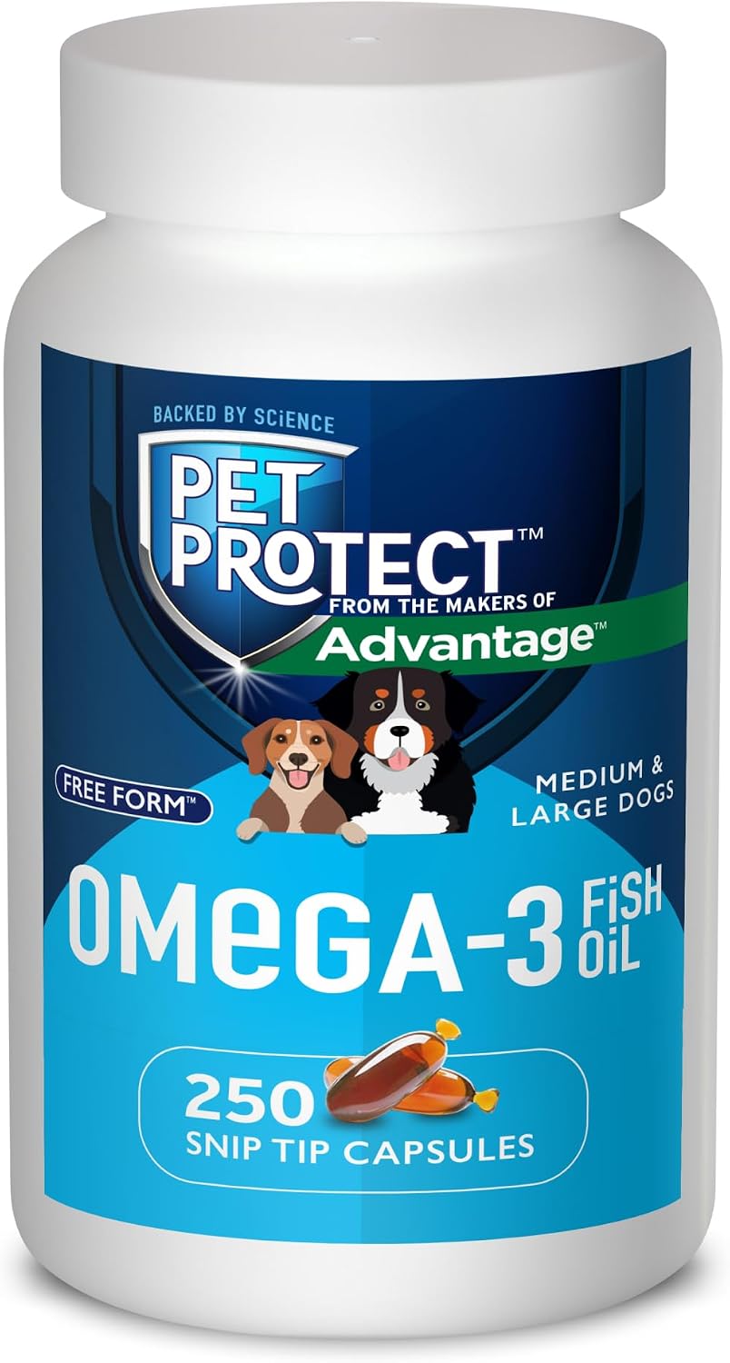 Pet Protect Omega-3 Supplement for Cats & Small Dogs, 60ct