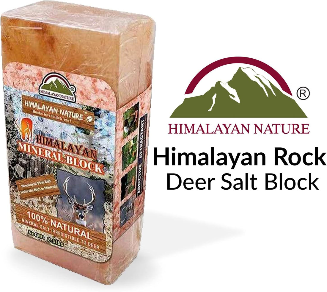 100% Natural Himalayan Rock Deer Salt Licking Block