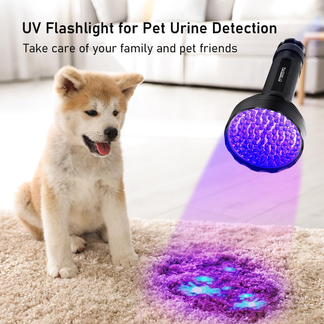 GLOSSDAY UV Flashlight Black Light